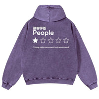 Pure Cotton Washed Vintage Hooded Sweatshirt With Double-layer Hood