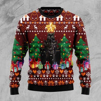 Sports-style Relaxed-fit Long-sleeve Crewneck Hoodie Christmas Hot-selling Cross-border Trendy 3D Digital Print