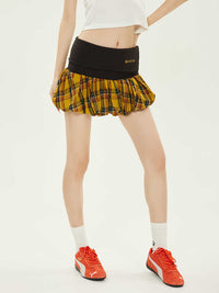 American Retro Patchwork Hot Girl Skirt