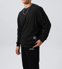 Mens Jacquard Striped Sports Hoodie With A Relaxed Fit And Dropped Shoulder Sleeves