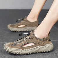 Men's Outerwear Sports Sandals Hole Non-slip Hollow Wading Shoes