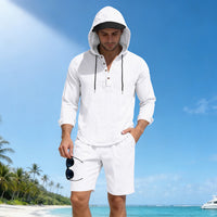 Lightweight Breathable Loose-fit Linen Mens Suit