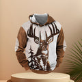 Men's Printed Hoodie Has Pocket Sweatshirt