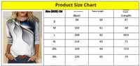 Women's Casual Gradient Printed Round Neck Long Sleeve T-shirt