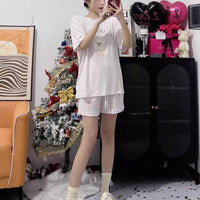 New Cute Dog Pajamas For Women Summer Suit