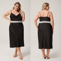 New Plus Size Camisole Pajamas For Women Summer Satin Sexy Nightdress Loungewear