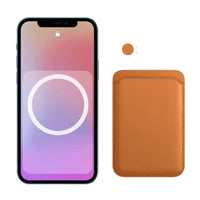 Magnetic Attraction Leather Card With Animation Sleeve Phone Case