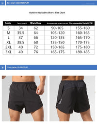 Summer Men's Athletic Shorts Quick-drying Breathable