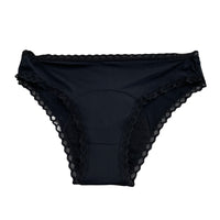 Thin Women's Physiological Underwear Lace Mid Waist Briefs