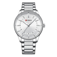 Mens Round Large-Dial Waterproof Watch