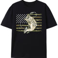 Men's Cotton American Flag Camouflage T-shirt