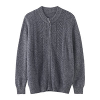 Pure Cashmere Shirt Thick Twisted Sweater Light Luxury Sweater Coat
