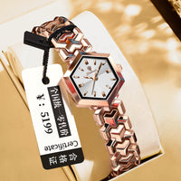 Women's Octagonal Waterproof Quartz Simple Watch