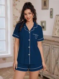 European And American-style Loungewear Set With A Cardigan