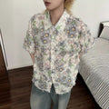 Three-dimensional Jacquard Tassel Short-sleeved Shirt Summer Design Sense