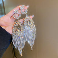 Stylish Letter-shaped Tassel Earrings