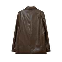 Men's Loose European And American Style Street Autumn And Winter Ruoshuai Motorcycle Clothing Leather Coat