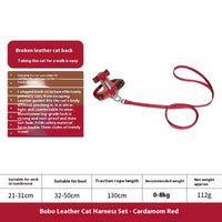 Cat Chest Back Haulage Rope Package I-shaped Vest Chest Back Pet Supplies