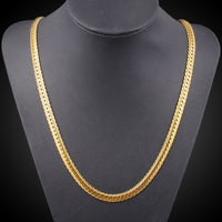 Clavicle Chain 18K Gold-plated Necklace Men And Women