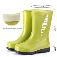 Fashion Middle Women's Non-slip Rain Boots
