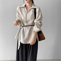 Two-piece Relaxed-fit Casual Pants Set For Women Straight-leg Pants For Women