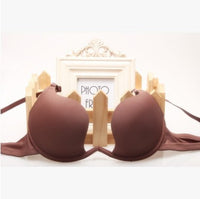 Glossy W Cup Gathering Small Breasts Girls Underwear