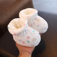 Baby Cotton Shoes Fleece-lined Thick Soft Soled Warm
