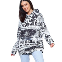 Women's Autumn Long-Sleeve Hooded Pullover With Print