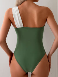 High-grade Swimsuit Solid Color One-piece