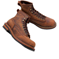Retro Manual Heightening Tooling Martin Boots Men