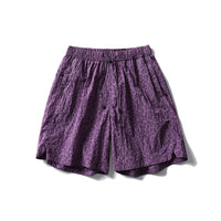 Summer Loose Leopard Print Shorts Men