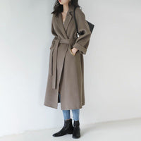 Fashion Loose Cool Woolen Coat Women
