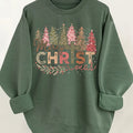 Christmas European American Fashion Floral Print Women's Sweater