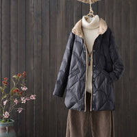 Autumn And Winter Lightweight Down Coat Women's Mid-length Fashionable Stylish Retro