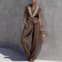 Vest Top And Trousers Womens Outfit