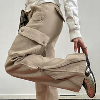 Fashion Street Casual American Worn Looking Washed-out Jeans
