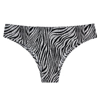 Printed Ice Silk Seamless Low-waist One-piece Thin Breathable Briefs