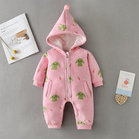 Cute Baby Knitted Cotton One-piece Crawling Suit