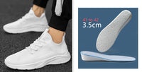 Breathable White Mesh Men's Casual Sneaker