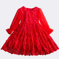 Children Dress Lace Dress Korean Fashion