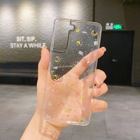 Dream Powder Transparent Soft Glue All-pack Protective Cover Mobile Phone Case