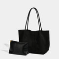 Large-Capacity Retro Suede Shoulder And Handbag Set