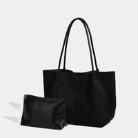 Large-Capacity Retro Suede Shoulder And Handbag Set