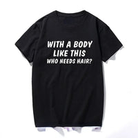 Plus Size Men's Cotton Short-sleeved Summer English Letter Printed T-shirt Top Men