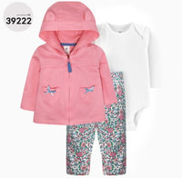 Spring And Autumn Printed Cartoon Solid Color Long Sleeve Hooded Sweater