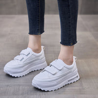 Women's Casual Spring And Autumn Thick Sole Platform White Shoes