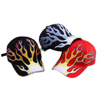 Flame-flag Niche Baseball Cap With A Unique Hip-hop Vibe
