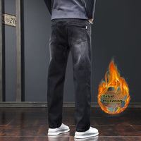 Jeans Loose Straight Casual Long Pants Men