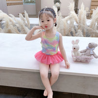 New Baby Split Swimsuit Bikini Long-sleeved Sunscreen