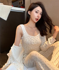 New Lacy, Pure And Seductive Style Loungewear Set